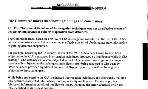DOKUMENTI: The Senate Committee’s Report on the C.I.A.’s Use of Torture