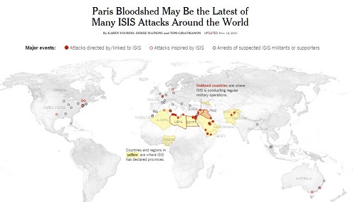 Napadi Islamske države širom sveta