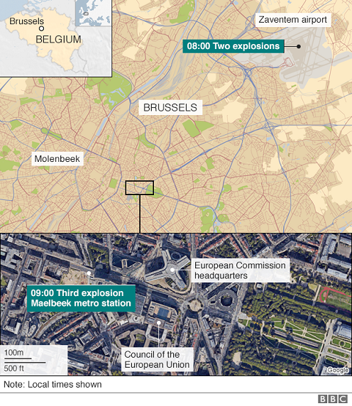 Mesto napada: metro stanica u briselskom kvartu Maalbek 