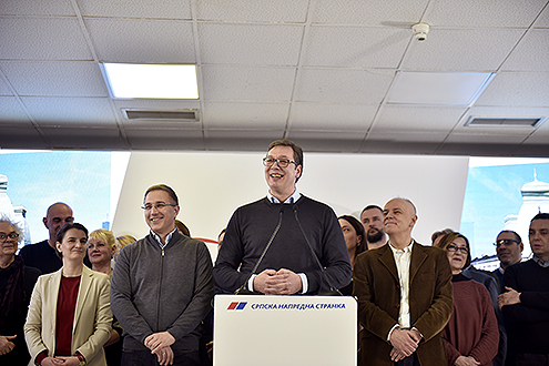 Izborni štab SNS-a, 4. mart 2018. foto: marija janković