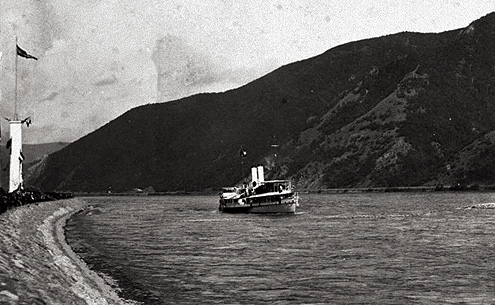 Parobrod "Franc Jozef I" prvi prolazi kroz Sipski kanal, 27. sepembar 1896.