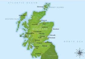 Karta Škotske