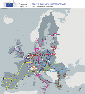 ZAPADNI BALKAN, SIVA ZONA: Transevropska transportna mreža