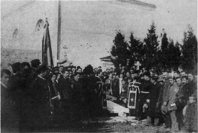 Sahrana M. Glišića u Dubrovniku 1908.